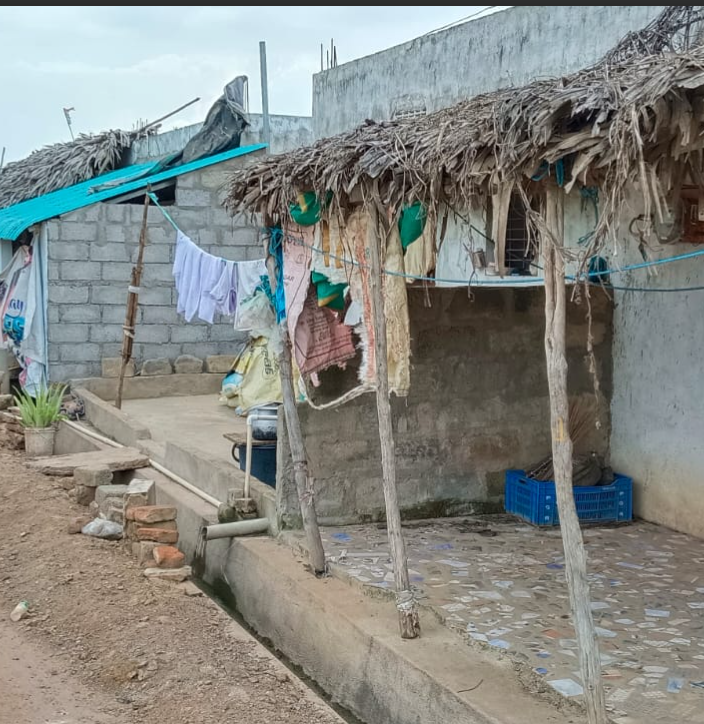 Relief works for poor people